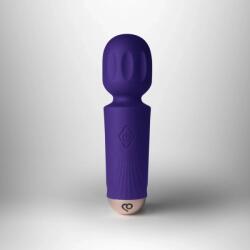 Rocks-Off Vibrator Mini Wand Violet Dream, 16 Moduri Vibratii, Silicon, USB, Mov, 11.5 cm Vibrator