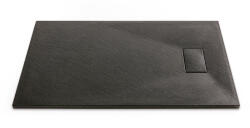 Sanotechnik SMC 80/100 szögletes zuhanytálca, fekete (1080B)