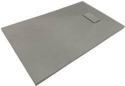 Sanotechnik SMC 80/120 szögletes zuhanytálca, betonszürke (1280G) - home36