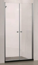 Sanotechnik ELEGANCE kétszárnyas lengőajtó (6 mm) 90 cm (N1090)