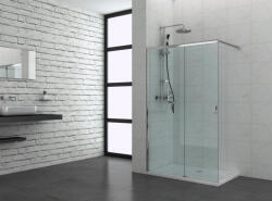 Sanotechnik ELITE zuhanyfal tolóajtóval, 120 cm (WK120)