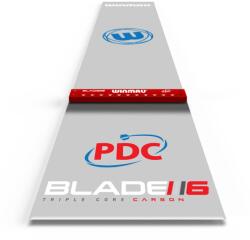 Winmau átlátszó PVC darts szőnyeg start zónával