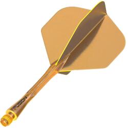 Winmau Fusion narancssárga No2 standard toll és szár egyben Szár hossza: 28 mm