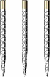 Mission Laser Plus Multi Logo ezüst acél darts hegyek Hegy hossza: 32 mm