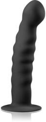 EasyToys Ribbed Dong dildo anal black 14, 5 cm