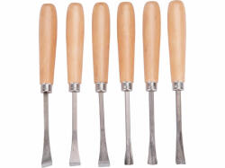 Extol fafaragó készlet, fanyelű ; 6db, 165mm (3936)