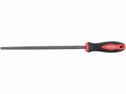 Extol Premium ráspoly 250mm kerek, C45 acél, vágat 2, finom, TPR gumis műanyag nyél (8803754) - profikisgep