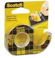 3M Ragasztószalag kétoldalas, 12mmx6, Scotch 136D víztiszta (3M_5100034) (3M_5100034)