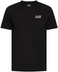 EA7 Férfi póló, Emporio Armani, 8NPT27 PJVQZ, fekete, pamut/elasztán, 3XL INTL (M8NPT27PJVQZ_02_3XL)