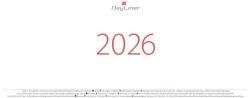 DAYLINER Naptár, asztali, fekvő, DAYLINER, Oktáv (NAS4402U)