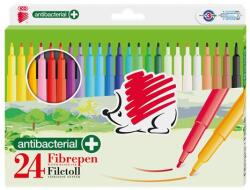 ICO Filctoll készlet, 1 mm, antibakteriális, ICO Süni 300 , 24 különböző szín (TIC30024A)