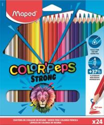 Maped Színes ceruza készlet, háromszögletű, MAPED Color Peps Strong , 24 különböző szín (IMA862724)