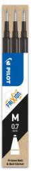 Pilot Rollertoll betét, 0, 35 mm, törölhető, PILOT Frixion Ball/Clicker , fekete (PFRBFK2)