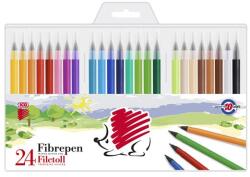 ICO Filctoll készlet, 1 mm, ICO Süni 300 , 24 különböző szín (TIC30024V)
