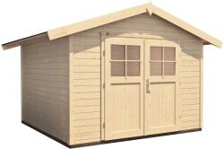 WEKA fából készült kerti fészer, 122 (380 × 274 × 253 cm)