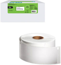 DYMO Set 12 role etichete DYMO LabelWriter albe 25 54 mm pentru adrese de retur, corespondenta si identificare 2177563 (2177563)