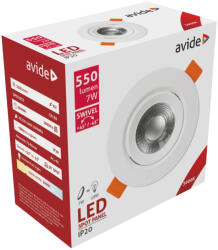 Avide LED panel Beépíthető 38° Kerek 7W WW 3000K (ALDLS38WW-R-7W)