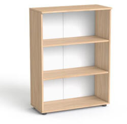 MAYAH Szekrény, 3 rendező magas, nyitott, polcokkal, MAYAH Freedom SV-07, tölgy (IBXSZ07T) (IBXSZ07T)