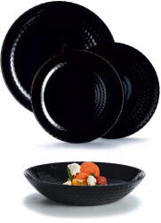 Luminarc Pampille étkészlet 18 részes fekete (883314875034)