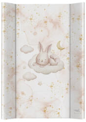 CEBA BABY Saltea de infasat, Ceba Baby, Ultra Light, 50x70 cm, Atasabila la patut, Fara BPA, 0 luni+, Sleepy Bunny (W-204-000-753) - roua Saltea bebelusi