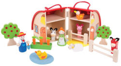 Bigjigs Toys Mini Ferma animalelor (BJ684)