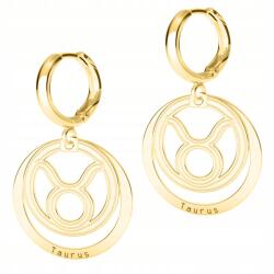  Arany fülbevaló Bika csillagjegyű Bika jegyű ezüsttel 925