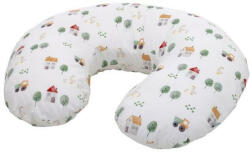 Bubaba Perna alaptare, Bubaba, Cu husa detasabila, 70x60x18 cm, Farm/White (83969)