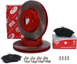  FÉKTÁRCSÁK + BETÉTEK elöl MERCEDES C (W204, S204, C204), E - pepita - 45 630 Ft