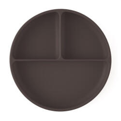 Petite&Mars Farfurie compartimentata, Petite&Mars, Take&Match, Din silicon, Rotunda, Cu ventuza si 3 compartimente, Adecvata pentru masina d (715768) Set pentru masa bebelusi