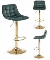  H120 zsámoly lábai - arany, ülőke - sötétzöld (1p = 1 db)