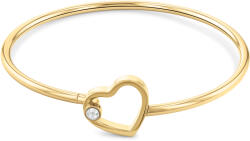 Tommy Hilfiger Brățară solidă placată cu aur cu inimioară Minimal Hearts 2780755