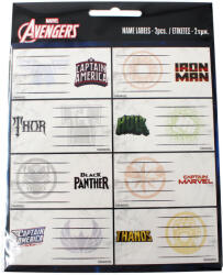  Bosszúállók Heroes füzetcímke 16 db-os - pepita