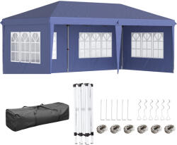 Outsunny Foisor de Gradina 6x3 m Reglabil in Inaltime