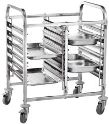  Dupla soros mobilkocsik - 12 x GN 1/1, HENDI, 810x610x(H)960mm (810569)