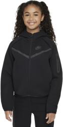 Nike Tech Fleece Gyerek Kapucnis Pulóver - Fekete