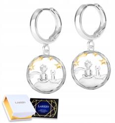  925 ezüst fülbevaló A kis herceg Rókacsillagok Űr Bolygó Csillagok