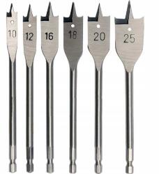 Venus DSH Burghiu Lemn, Plat Set 6 (10, 12, 16, 18, 20, 25 Mm), 156007 (156007) Burghiu
