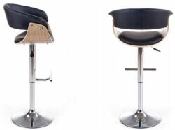  H45 világos tölgy/fekete szék