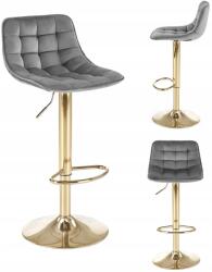  H120 zsámoly lábai - arany, ülőke - sötétszürke (1p = 1 db)