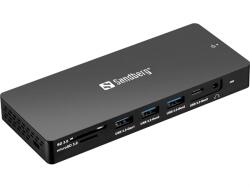 Sandberg DockingStation Pro USB-C Dokkoló 13in1 (136-61) (136-61)