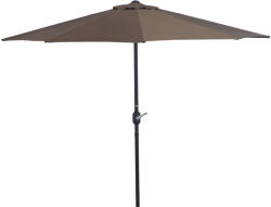 Outsunny Félkör Alakú Fali Napernyő Kurblis Nyitással