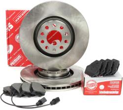  FÉKTÁRCSÁK + BETÉTEK elöl AUDI A4 B5, A6 C5, ALLROAD C5