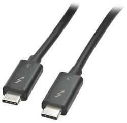 Lindy Cablu de date Lindy LY-41556, USB-C - USB-C, 1m, Black (LY-41556)