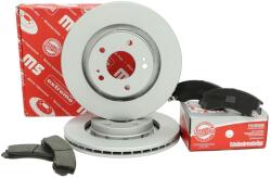  FÉKTÁRCSÁK + BETÉTEK elöl CITROEN C-CROSSER; PEUGEOT 4007; MITSUBISHI