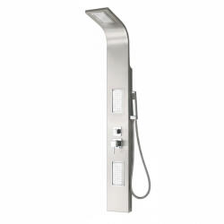 Welland EC-1006 multifunkciós zuhanypanel (inox / króm) - pepita