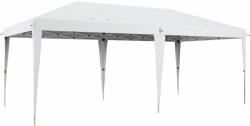 Outsunny 6x3 m pop-up kerti pavilon, összecsukható partisátor szállítótáskával, fehér