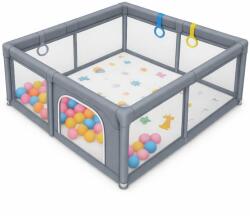 RoHS Happykid játszótér labdákkal, szőnyeggel és 4 emelőgyűrűvel