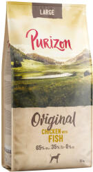 Purizon 2x12kg Purizon Large Adult csirke & hal - gabonamentes