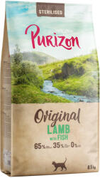 Purizon 2x6, 5kg Purizon Sterilised Adult bárány & hal - gabonamentes száraz macskatáp