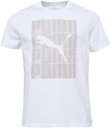 PUMA GRAPHIC PUMA WORDING TEE Alb, Gri S (68482502)